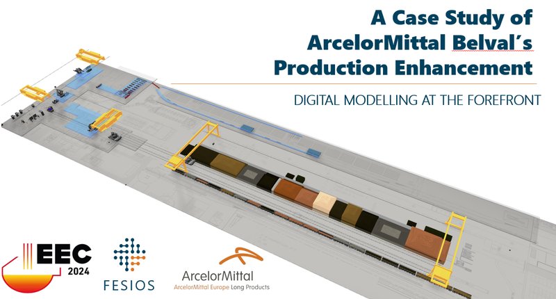 3D simulation model of ArcelorMittal Belval scrap yard and melt shop