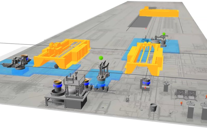 ArcelorMittal Luxembourg crane simulation