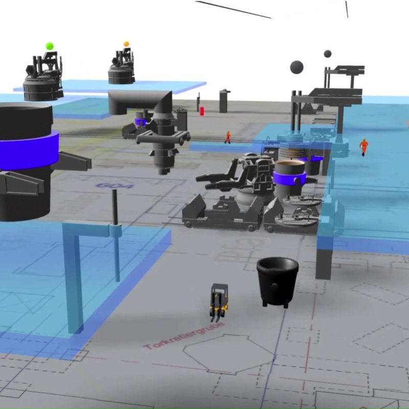 ArcelorMittal Eisenhüttenstadt melt shop simulation